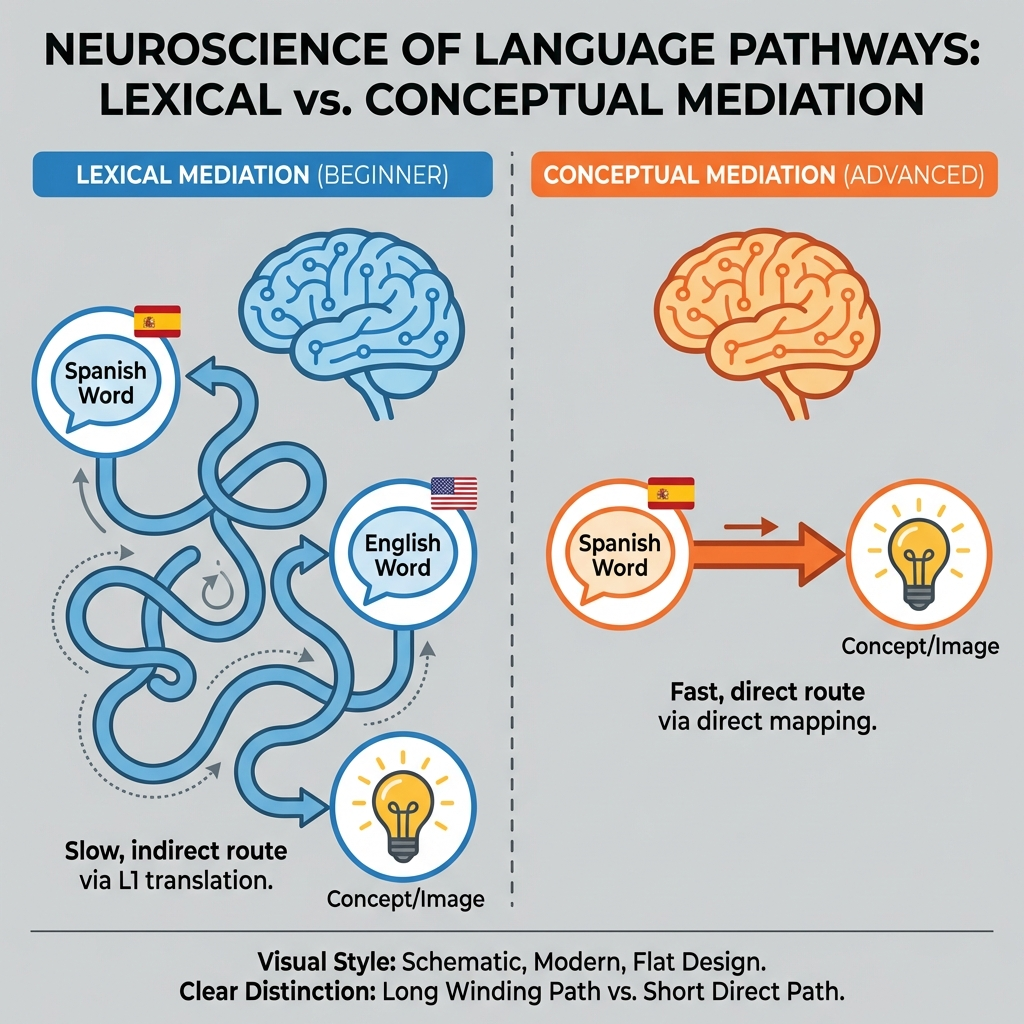 Lexical vs Conceptual Pathway